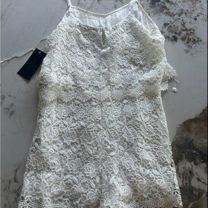 Zara White Lace Dress